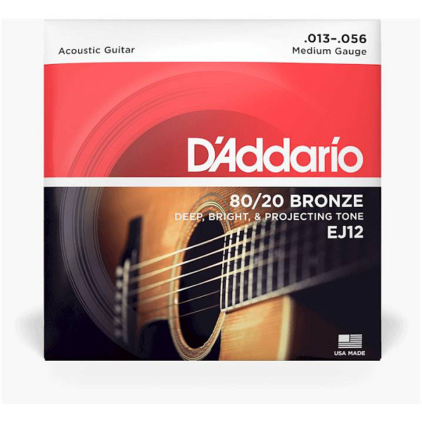 D'ADDARIO EJ12 (13-56) - Струны для акустической гитары