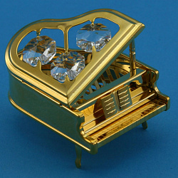 Сувенир "Рояль" U-3239 с кристаллами Swarovski