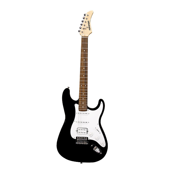 Fernandes LE-1Z BLK/L электрогитара Stratocaster HSS, цвет чёрный