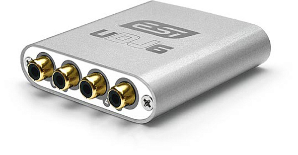 ESI UDJ6 Аудиоинтерфейс USB для DJ: 24-bit / 96kHz, аналог 0х6, 4хRCA, 2x1/4&amp;quot;TRS.