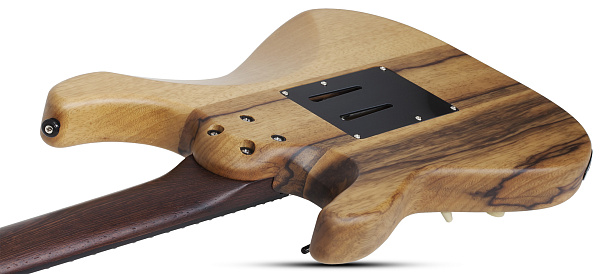 Электрогитара SCHECTER [SUN VALLEY SUPER SHREDDER EXOTIC BLACK LIMBA BL] электрогитара 6-струнная, корпус: черная лимба, гриф: венге, накладка: черное дерево, 24 лада, цвет: Black Limba (BL)