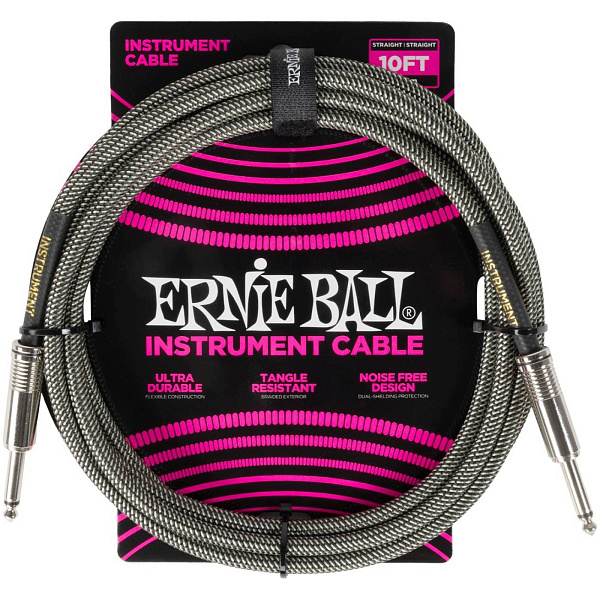 ERNIE BALL 6429, 3.05м - Инструментальный кабель