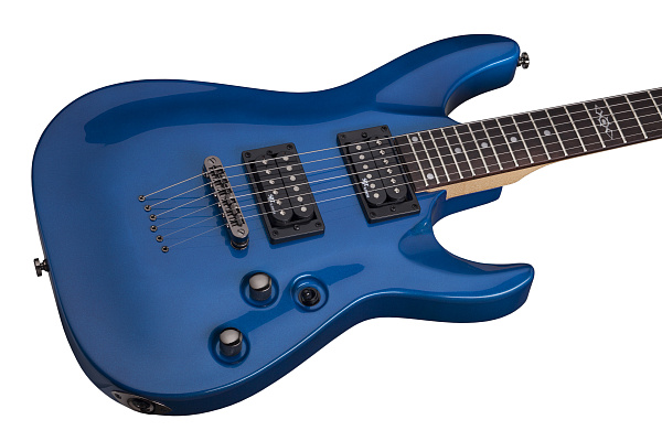 Электрогитара SCHECTER [C-1 SGR BY SCHECTER EB] электрогитара 6-струнная, с чехлом, корпус: липа, гриф: клен, накладка: палисандр, 24 лада, цвет Electric Blue (EB)