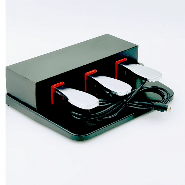 UNIQKEYS TRINITY LP-1B - Педаль тройная для цифровых пианино YAMAHA, черный/серебро