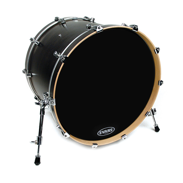 BD20RBG Resonant Black Пластик для бас-барабана 20", резонансный, черный, Evans