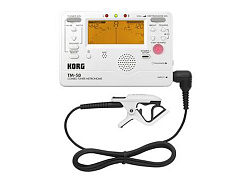 KORG TM50-C PW тюнер-метроном, цвет перламутр