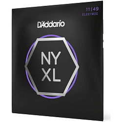 D'Addario NYXL1149 - Струны для электрогитары (11-49), никелированные, Medium 
