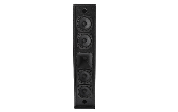 Звуковая колонна Intrend [ITSPK-441Sv2]  4х4"СЧ, 1.25"ВЧ, 4 Ом, 250 Вт RMS, 80Hz~20kHz, 40х120 гр. (VxH), maxSPL 116dB, материал корпуса фанера, подключение пружинные клеммы, крепление в комплекте, цвет черный