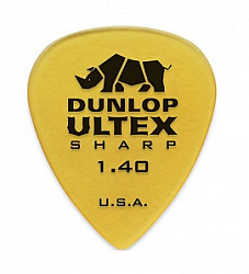 Dunlop 433P1.40 Медиатор Ultex Sharp, 1,40 мм, стандартная форма.