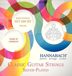Hannabach 600HT Silver-Plated Orange Комплект струн для классической гитары, сильное натяжение, 