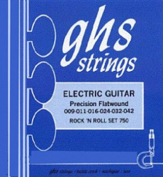 GHS STRINGS 750 Precision Flatwound струны  д\элек