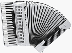 Weltmeister Saphir IR White 41/120/IV/11/5 Аккордеон с итальянскими голосами. Цвет белый.