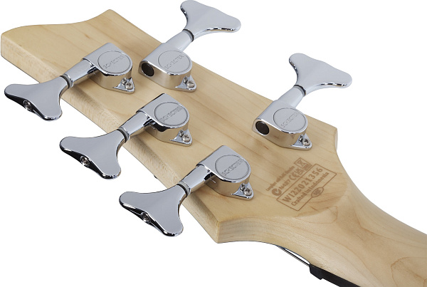 Бас-гитара SCHECTER [C-5 DELUXE SMLB]  5-струнная, корпус: липа, гриф: клен, накладка: палисандр, 24 лада, цвет: Satin Metallic Light Blue (SMLB)