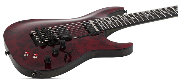 Электрогитара SCHECTER [C-7 APOCALYPSE FR-S RED REIGN RR] электрогитара 7-струнная, корпус: болотный ясень, гриф: клен, накладка: черное дерево, 24 лада, FloydRose, цвет: Red Reign (RR)