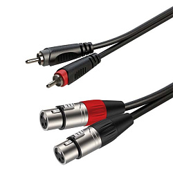 ROXTONE RACC170/6 Аудиокабель, 2xRCA - 2xXLR female 3P
