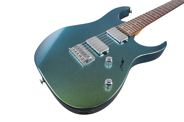 IBANEZ GRG121SP-GYC - Электрогитара Superstrat, цвет зелёно-жёлтый хамелеон