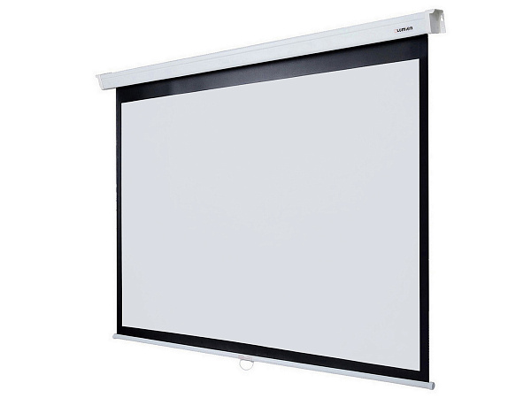 [LMP-100111] Настенный экран Lumien [Master Picture] 206х274 см (раб.область 198х266 см) (131") Matte White FiberGlass (белый корпус) черн. кайма по периметру, возможность потолочн./настенного крепления 4:3