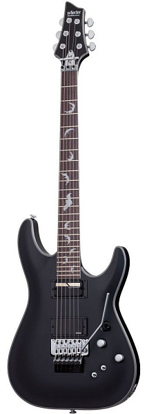 Электрогитара SCHECTER [DAMIEN PLATINUM-6 FR S SBK] электрогитара 6-струнная, корпус: красное дерево, гриф: клен, накладка: палисандр, 24 лада, FloydRose, цвет: Satin Black (SBK)