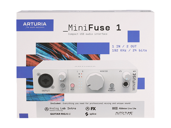 Arturia MiniFuse 1 White - USB Аудиоинтерфейс