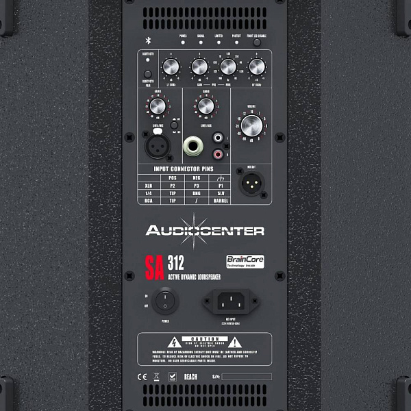 Audiocenter SA312 - Активная DSP управляемая акустическая система с технологией BrainCore
