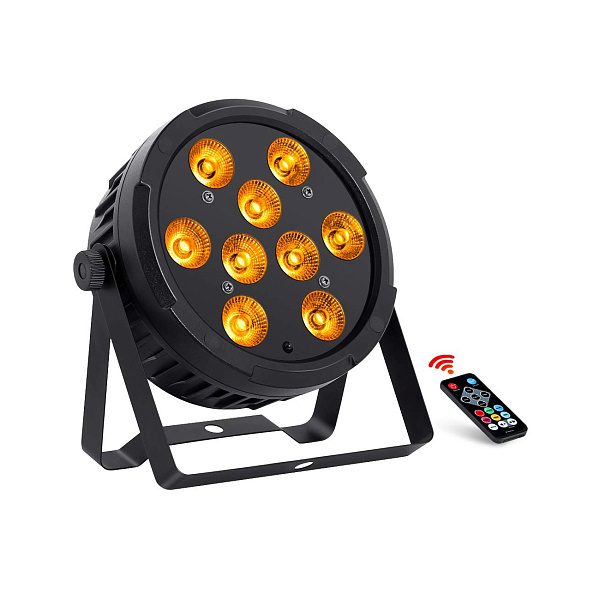 INVOLIGHT LEDPAR9HEX - Светодиодный прожектор RGBWA+UV 7шт. DMX-512, ИК-ДУ