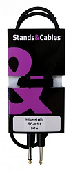 STANDS & CABLES GC-003-1 Инструментальный кабель, длина 1 метр.