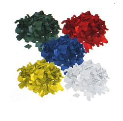 Involight SL2401P - конфетти бумажные (зелёный, красный, белый, желтый, синий) 1кг