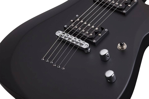 Электрогитара SCHECTER [C-6 DELUXE SBK] электрогитара 6-струнная, корпус: липа, гриф: клен, накладка: палисандр, 24 лада, цвет: Satin Black (SBK)