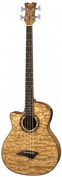 DEAN EQABA GN L Exotica Quilt Ash A/E - электроакустическая бас-гитара...