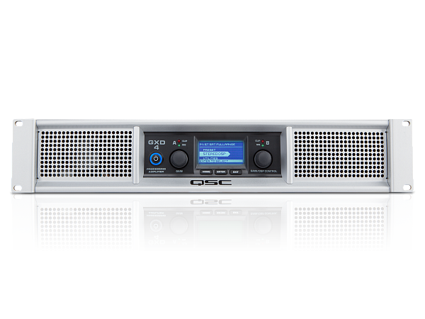 QSC GXD4 / 2-канальный усилитель мощности c DSP, 2 x 400 Вт  8 Ом 