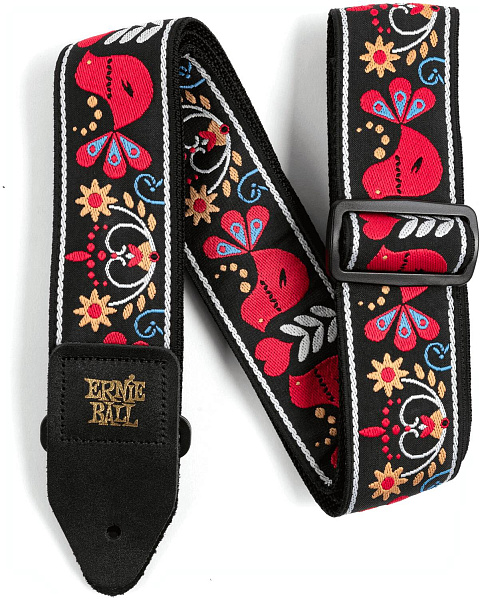 ERNIE BALL 4667 Jacquard Redbird Rising - Ремень для гитары