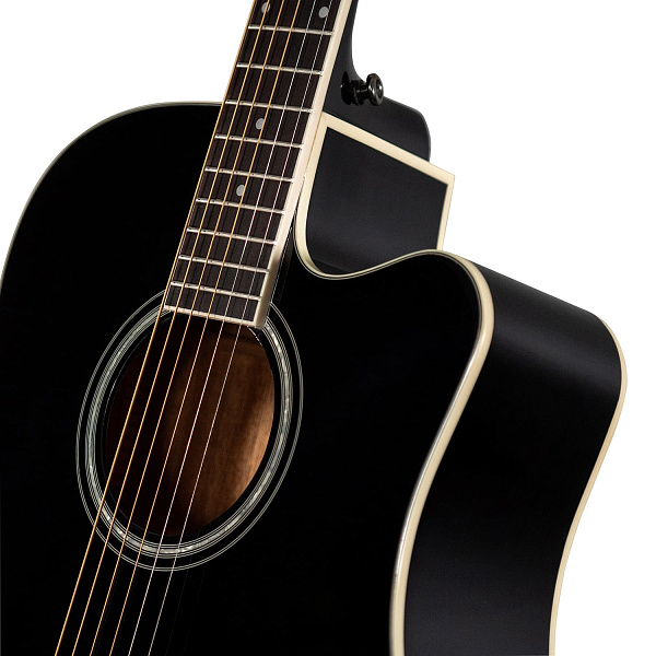 Emotive Rightwood D3 BK - Акустическая гитара дредноут, цвет черный