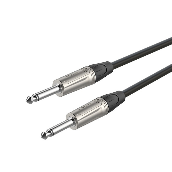 ROXTONE DGJJ100/3 - Инструментальный кабель 1х0,22mm2 (2x6,3mm mono-jack), 3м