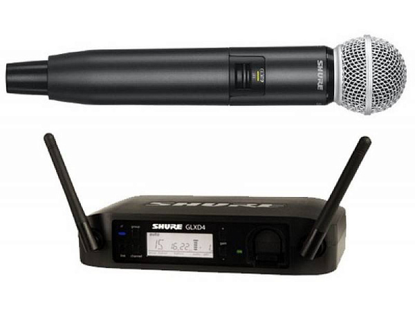 SHURE GLXD24E/SM58 Z2 2.4 GHZ - Цифровая вокальная радиосистема с ручным передатчиком SM58