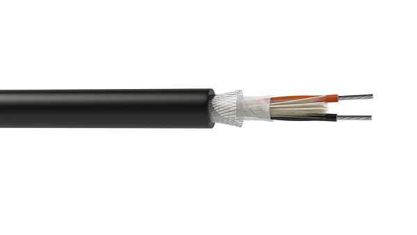 Кабель балансный микрофонный Wize [WMC2050P] 50 м, 20 AWG, 0.5 мм2, диаметр 6.7 мм, экран, медь 28 x 0.15 мм, черный, бухта
