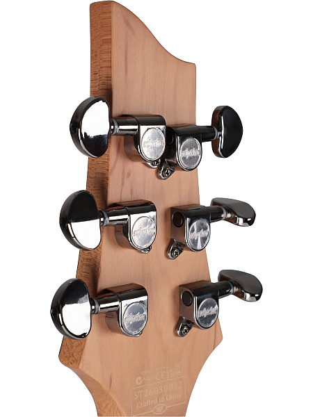 Электрогитара SCHECTER [C-1 SGR BY SCHECTER BLK] электрогитара 6-струнная, с чехлом, корпус: липа, гриф: клен, накладка: палисандр, 24 лада, цвет Black (BLK)