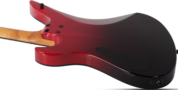 Электрогитара SCHECTER [AVENGER STANDARD BB] электрогитара 6-струнная, корпус: красное дерево, топ из капа, гриф: печеный клен, накладка: палисандр, 24 лада, цвет BloodBurst (BB)
