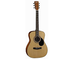 CORT AF510-NS Акустическая гитара с чехлом, фолк, цвет натуральный матовый.