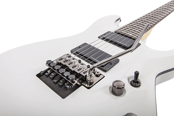 Электрогитара SCHECTER [DEMON-6 FR  VWHT] электрогитара 6-струнная, корпус: липа, гриф: клен, накладка: венге, 24 лада, FloydRose, цвет: Vintage White (VWHT)