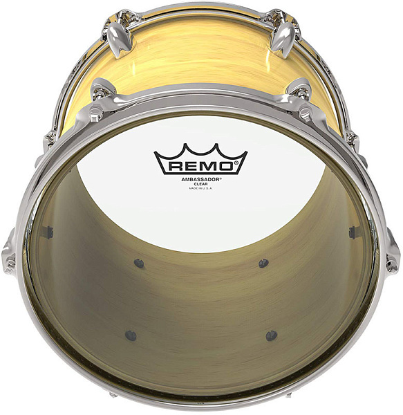 REMO BA-0310-00 Batter, Ambassador, Clear, 10'' - Пластик