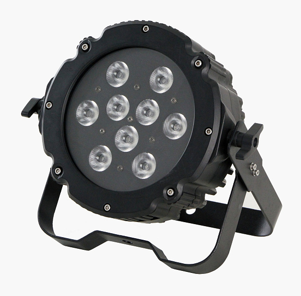 Involight LED PAR984W - всепогодный светильник, 9 шт.по 8 Вт (мультичип RGBW), DMX-512