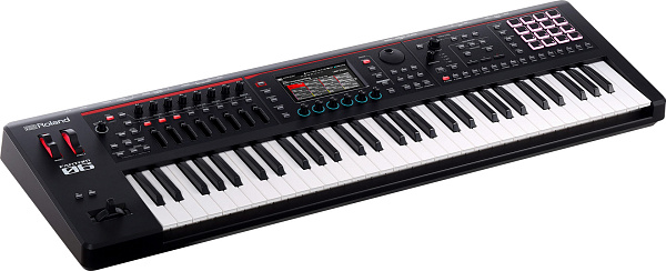 Синтезатор/рабочая станция ROLAND [FANTOM-06] с 61 клавишей (чувствительными к скорости нажатия), генератором ZEN-Core/SuperNATURAL, более 3 500 тембров. Есть сенсорный экран, 16 пэдов с RGB-подсветкой, секвенсор, арпеджиатор, аудиоинтерфейс, MIDI. Вес: