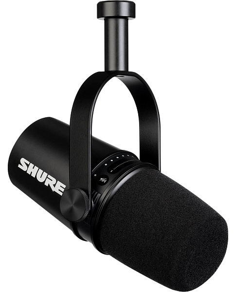 SHURE MOTIV MV7-K - Гибридный широкомембранный USB/XLR микрофон для записи/стримминга речи и вокала,