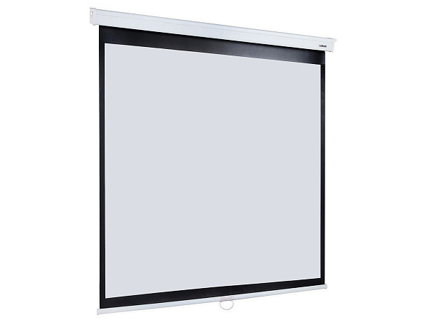 [LMP-100105] Настенный экран Lumien [Master Picture] 213х213 см (115") Matte White FiberGlass (белый корпус) черн. кайма по периметру, возможность потолочн./настенного крепления 1:1