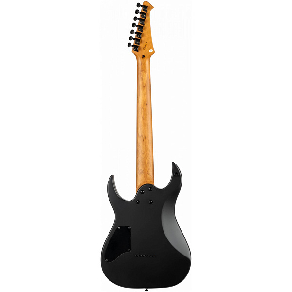 SPIRA S-407 MBK - Электрогитара Superstrat 7-ми струнная, цвет чёрный матовый