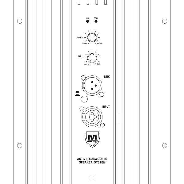 Moti.vity ML18B - Активный сабвуфер, 1 x 18’’, 850 Вт, 1700 Вт, 3400 Вт