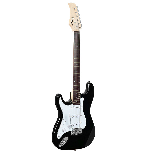 ROCKET ST-0110 Left BK - Электрогитара Stratocaster леворукая, цвет чёрный