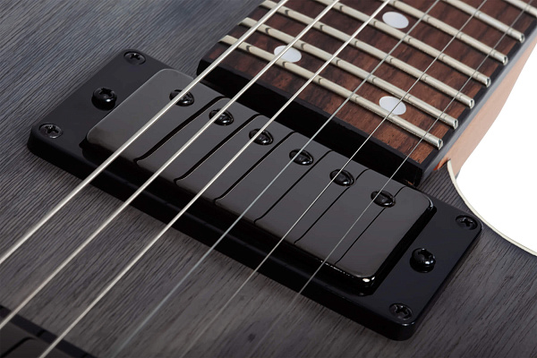 Электрогитара SCHECTER [C-1 STANDARD CS] электрогитара 6-струнная, корпус: красное дерево, топ из капа, гриф: печеный клен, накладка: палисандр, 24 лада, цвет Charcoal Satin (CS)