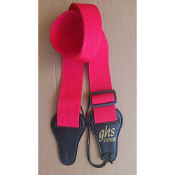 GHS GTR STRAP WEB RED A8R ремень для гитары красны