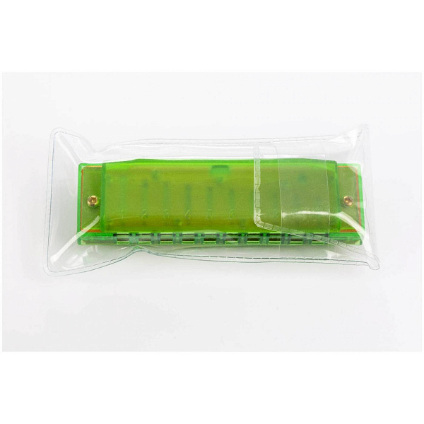 HOHNER Translucent Green (M1110G) - губная гармоника детская, тональность C, цвет прозрачный зеленый